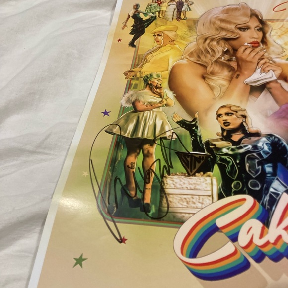 Signed Priyanka “Cake” Poster - Picture 4 of 4